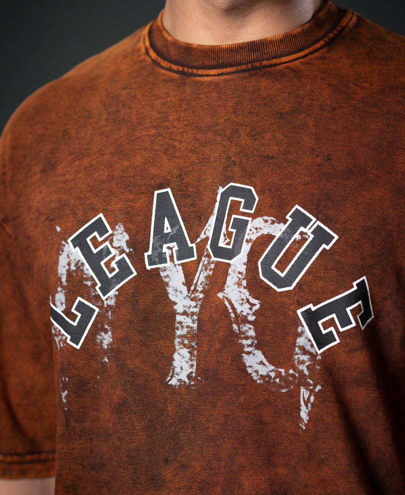 Brown Graphic T-Shirt 100% Cotton