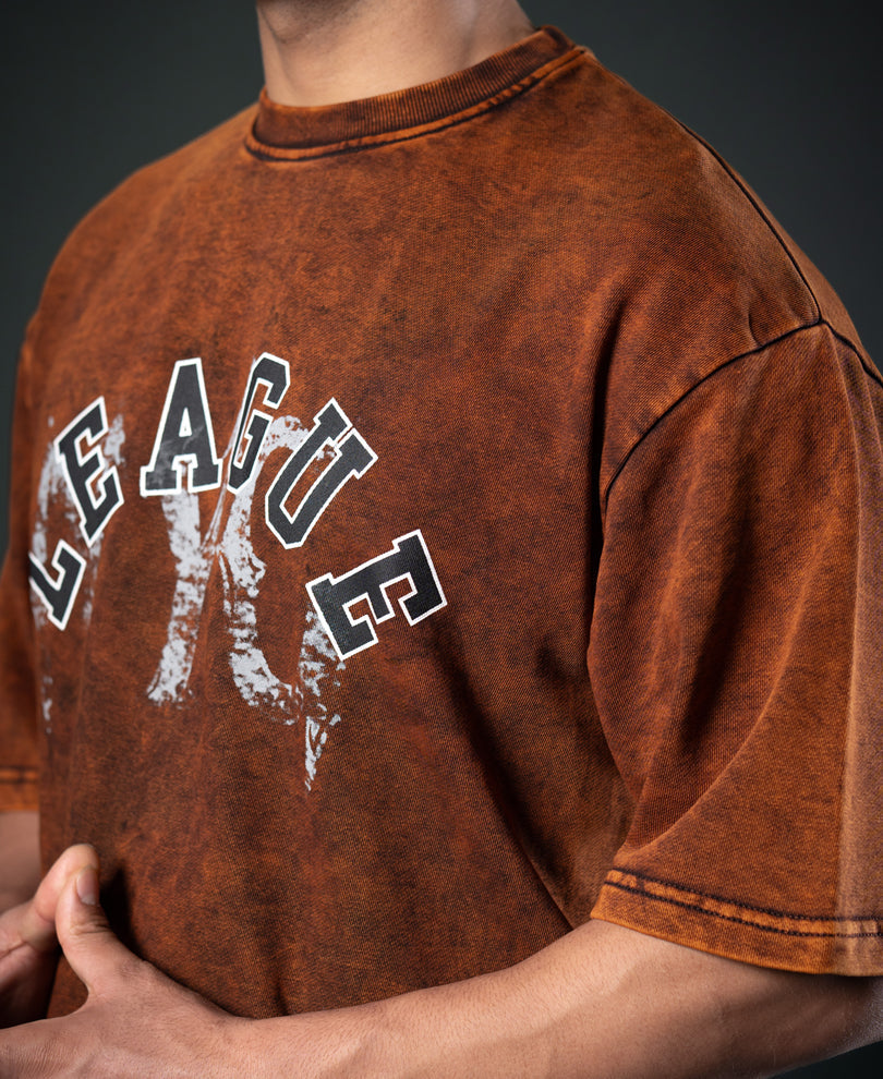 Brown Graphic T-Shirt 100% Cotton